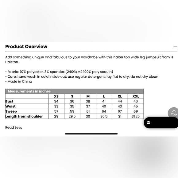 HALTER TOP WIDE LEG JUMPSUIT GOLD/BLACK XS - Picture 4 of 5